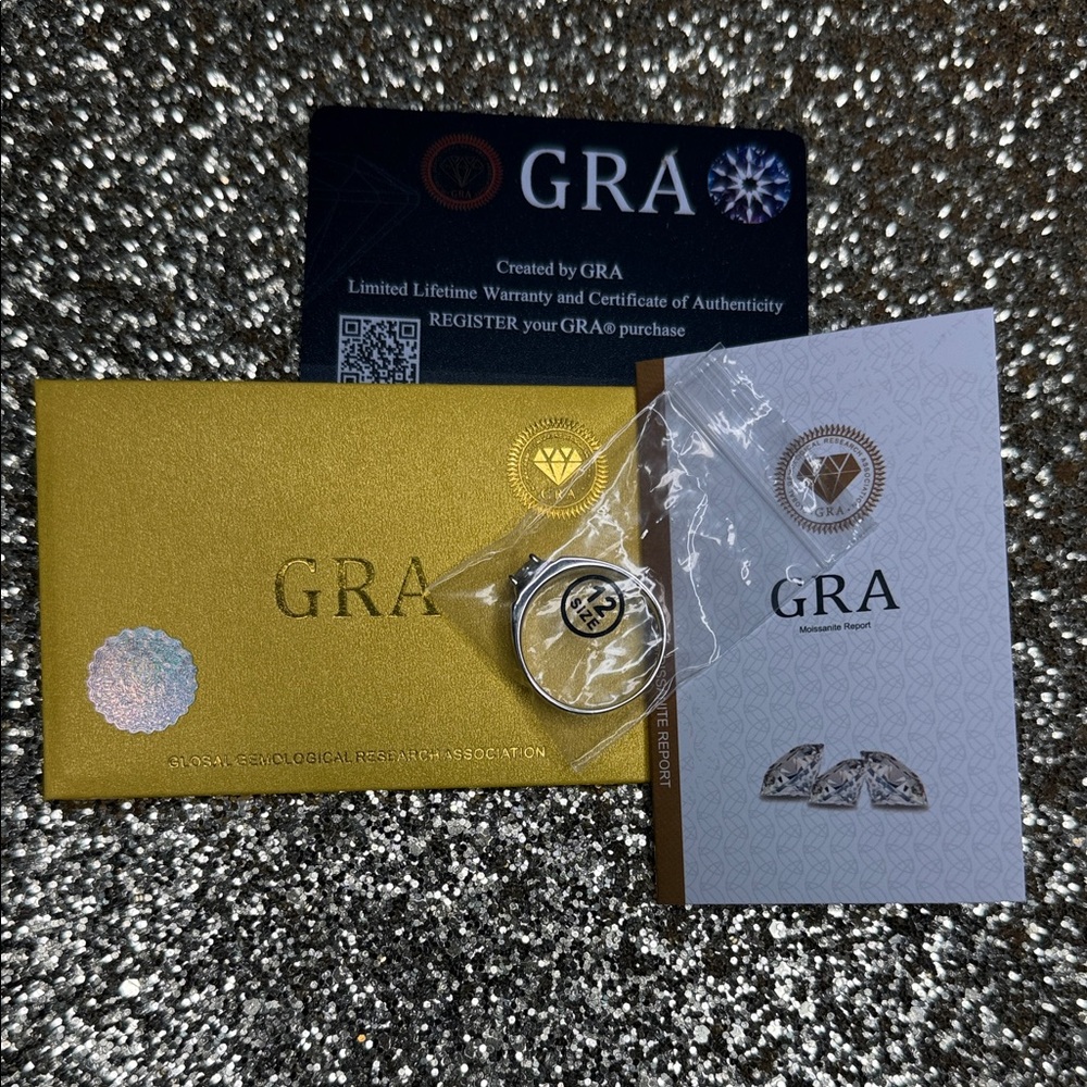 Gra Silver Ring With Certification - image 1